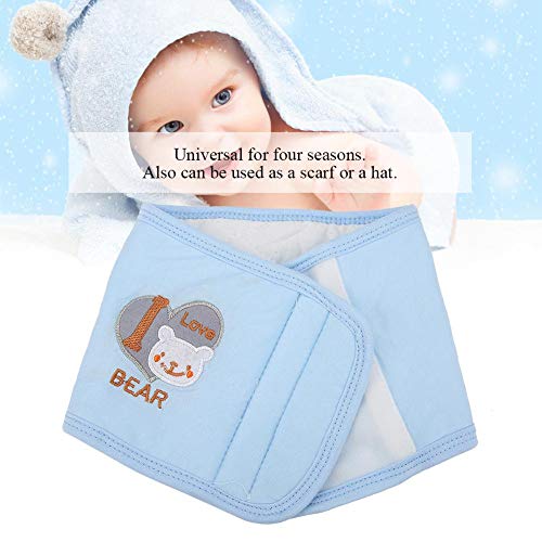Garosa Baby Belly Button Band, Thickened Cotton Infant Abdomen Umbilical Cord, Newborn Waist Support Band Warm Cover, Blue - Image 3